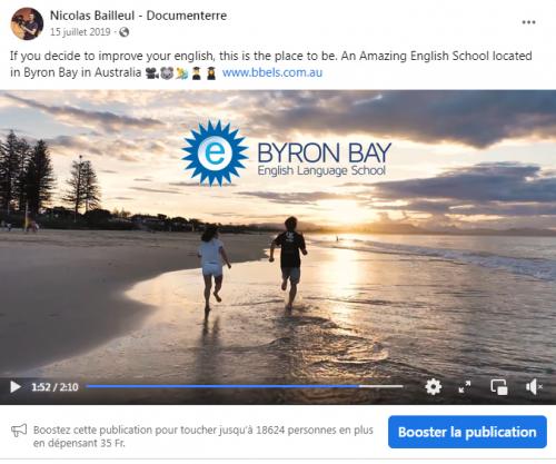 Social Ads for en english school