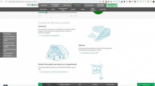 Page interne avec illustration, d'une banque